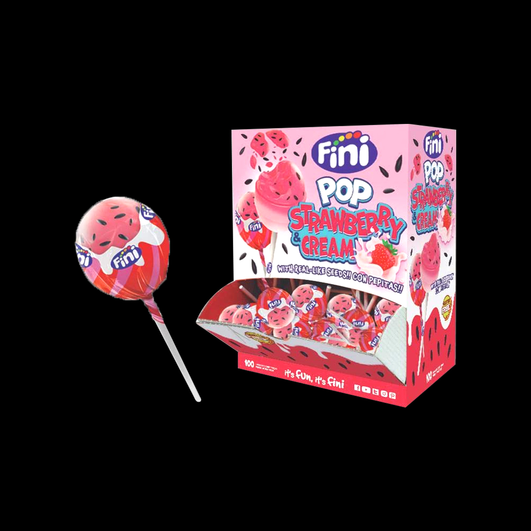 Fini Pop Strawberry Cream 1x100St