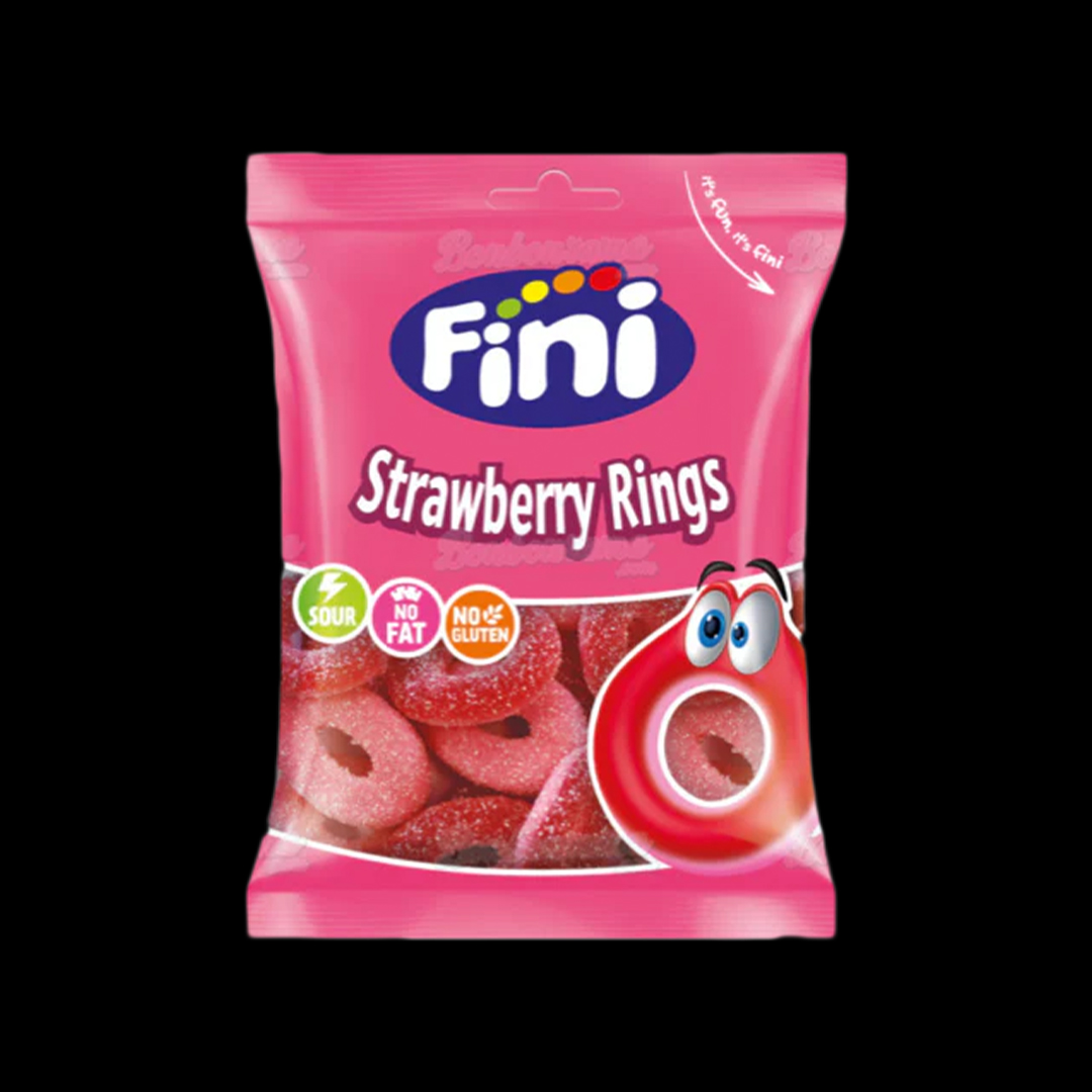 Fini Strawberry Rings 12x75gr