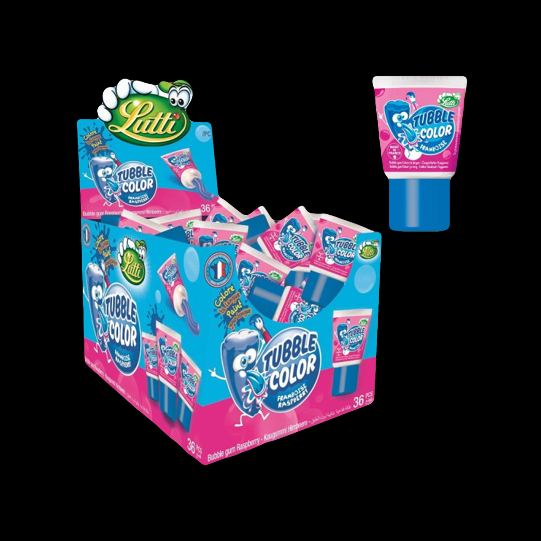 Lutti Tubble Gum Raspberry 36x35gr