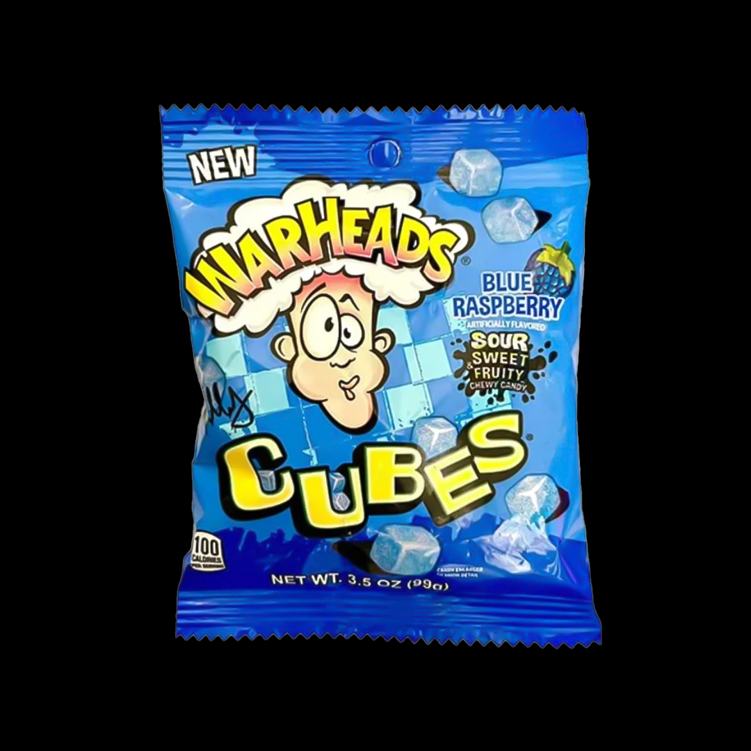 WarHeads Cubes Blue Raspberry 12x99gr