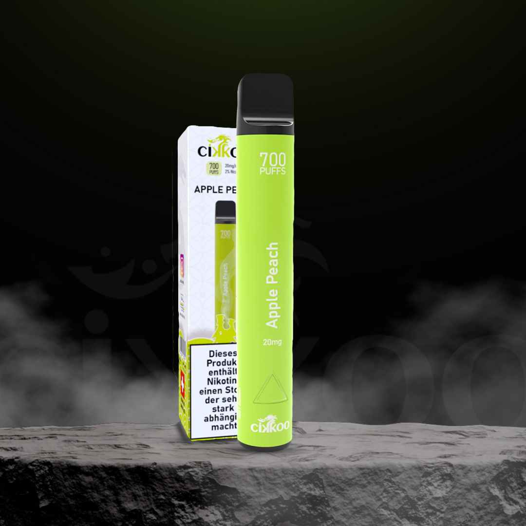 Cikkoo Vape  Apple Peach 700 mit Nikotin