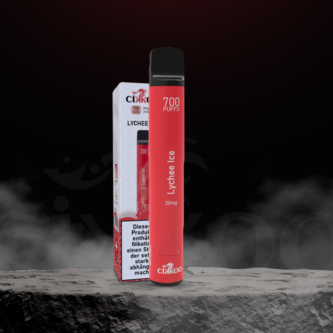 Cikkoo Vape Lychee Ice 700 mit Nikotin