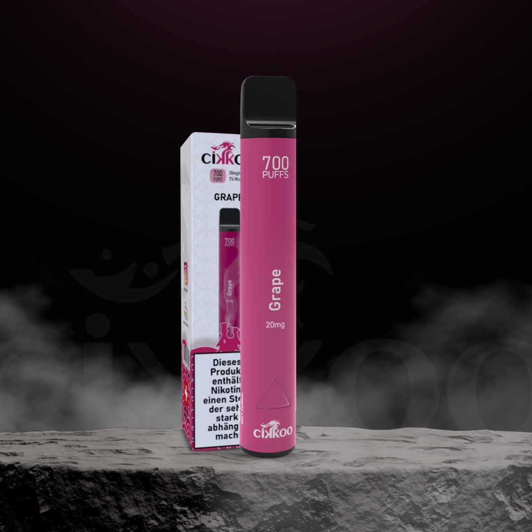 Cikkoo Vape Grape 700 mit Nikotin