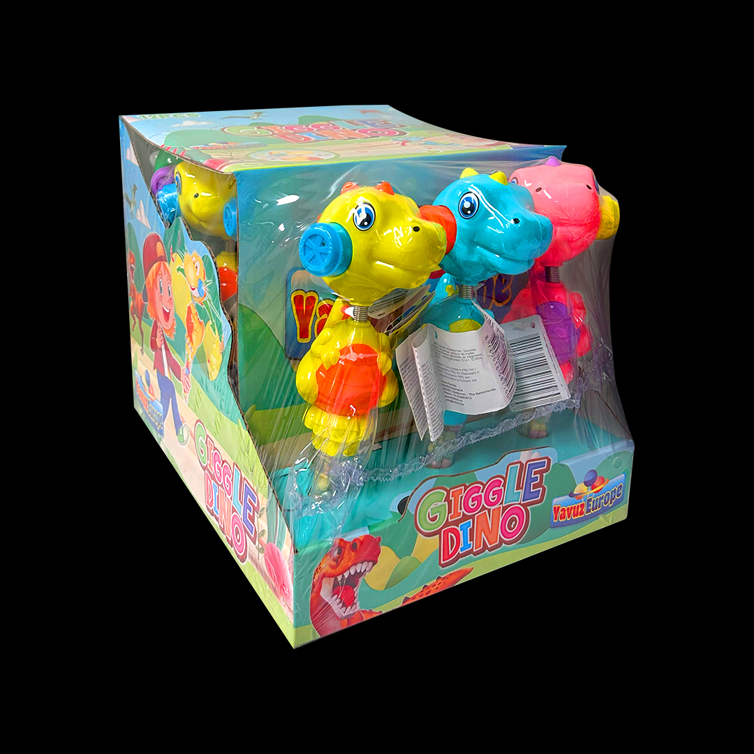 Yavuz Europe Giggle Dino Candy 12er    -  CHF 1.59/Stk