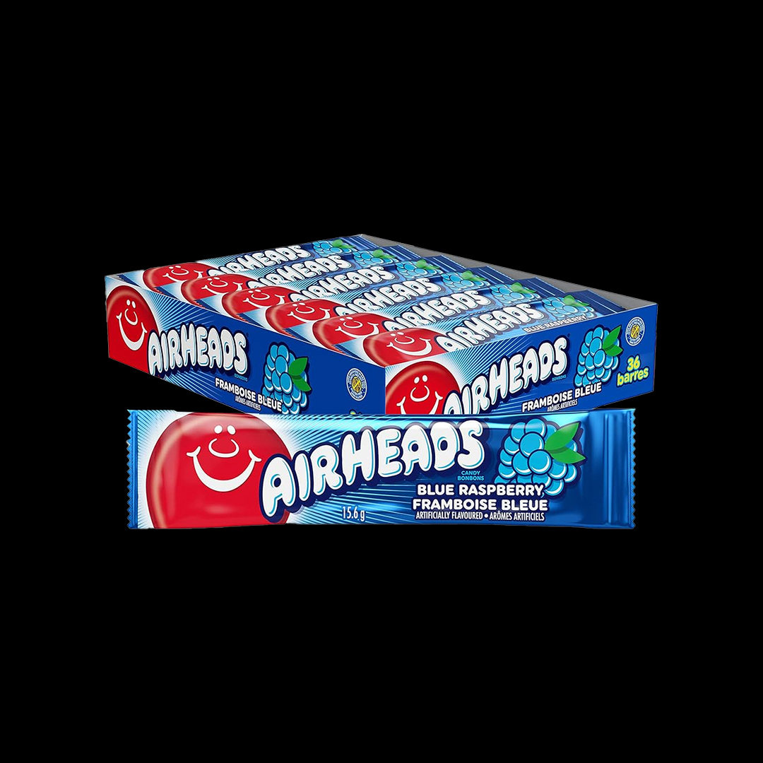 AirHeads Blue Raspberry 36*15.6g  -   CHF 0.59/Stk