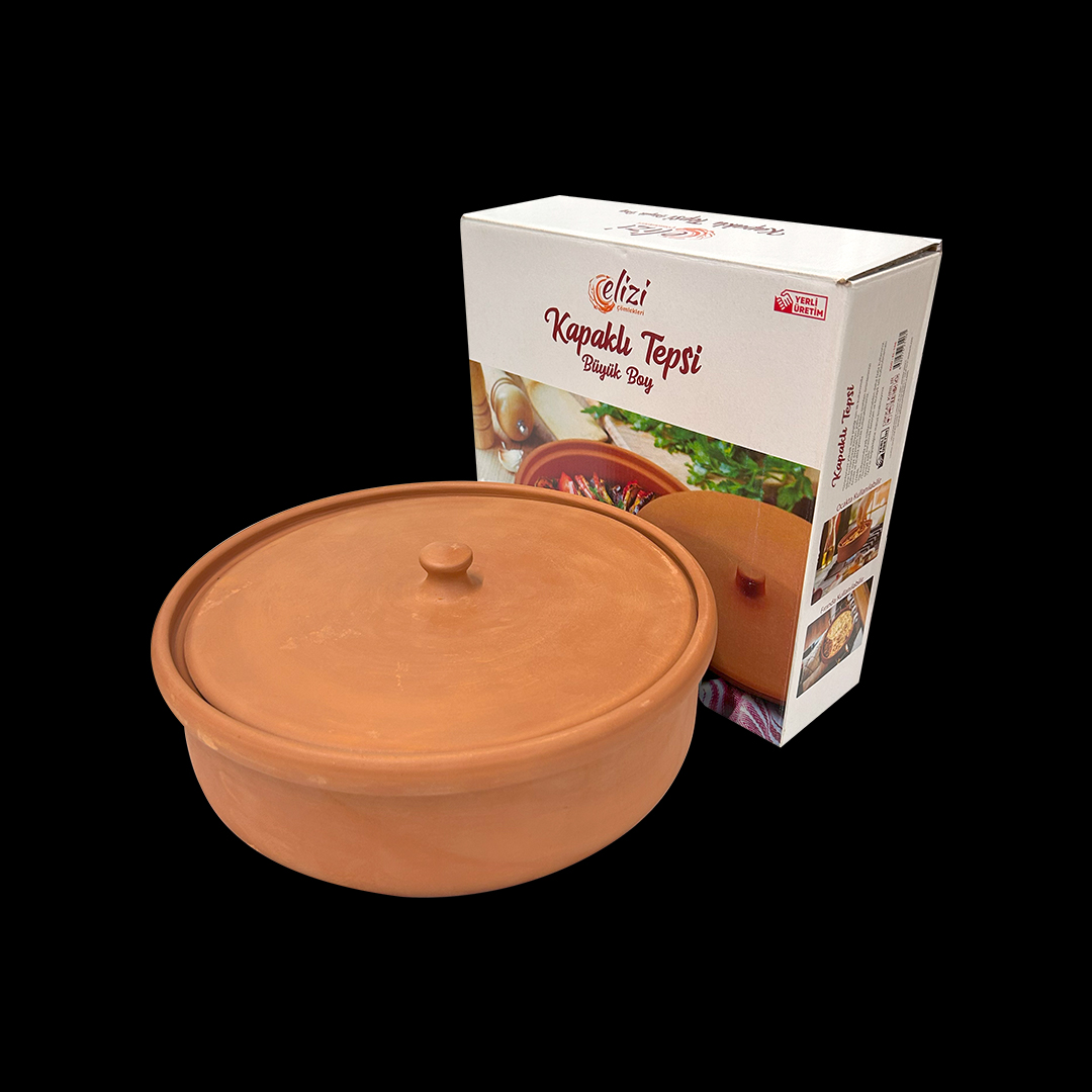 Elizi Kapakli Tepsi Large Size