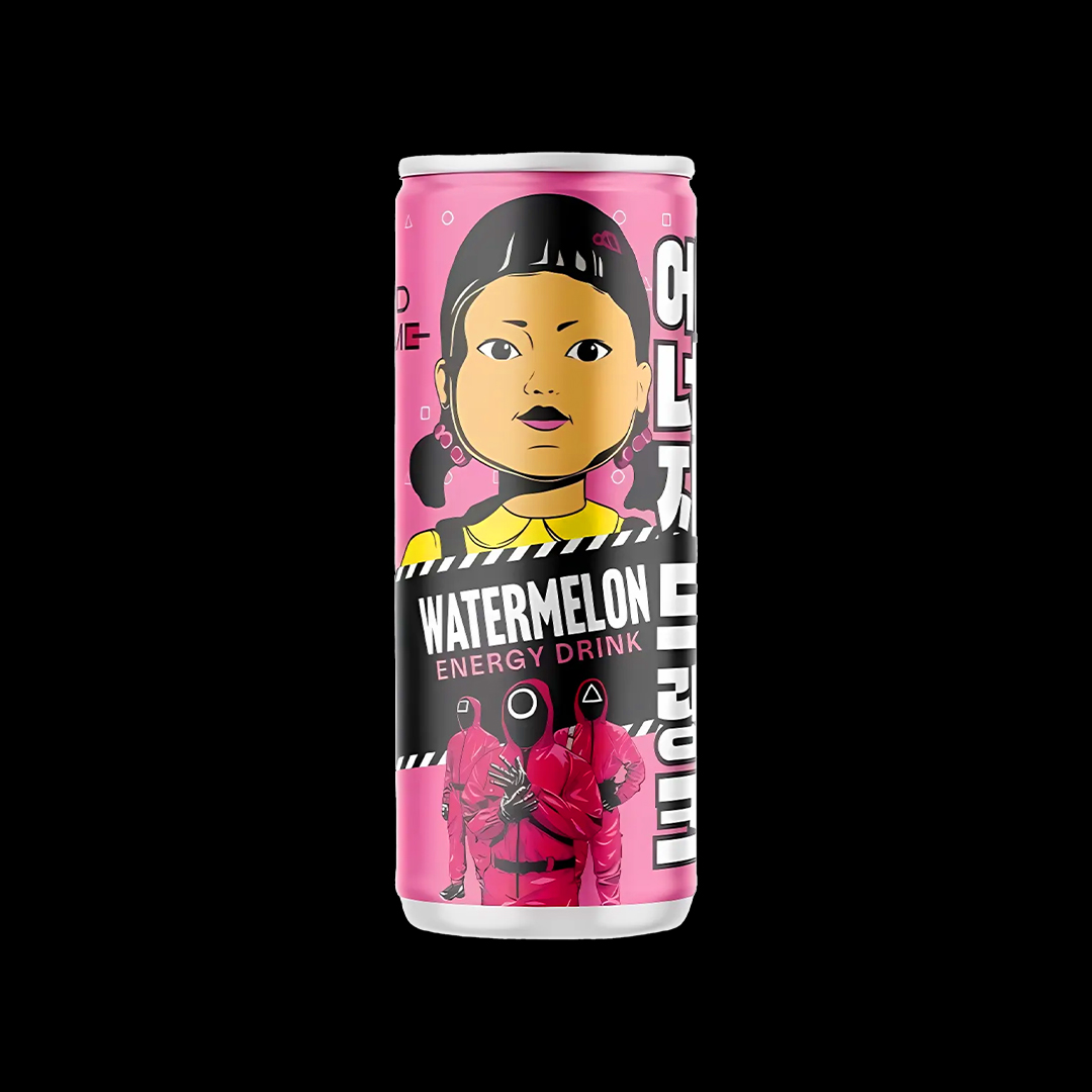 Squid Game Energy Drink Watermelon 24x250ml