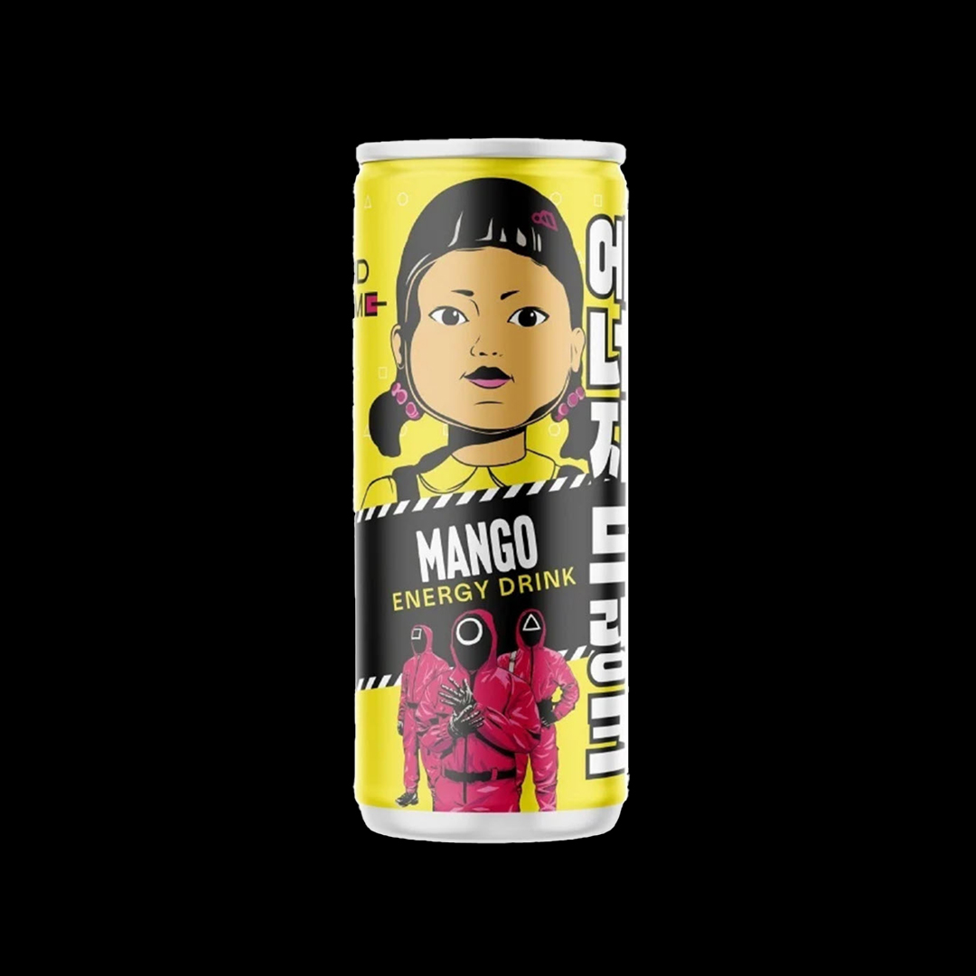 Squid Game Energy Drink Mango 24x250ml