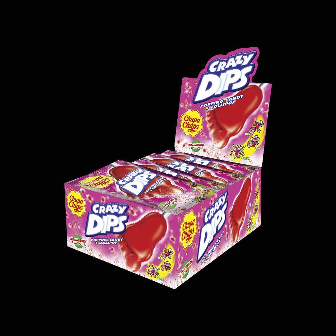 Chupa Chups Crazy Dips Erdbeere 24*14gr  - CHF 0.75/Stk