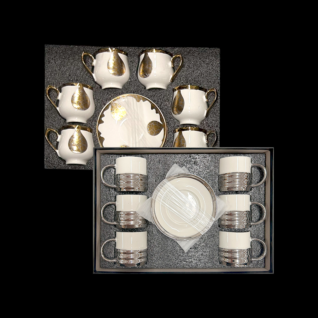 Trendmax Fincan Takimlari Gold&Silver Mix