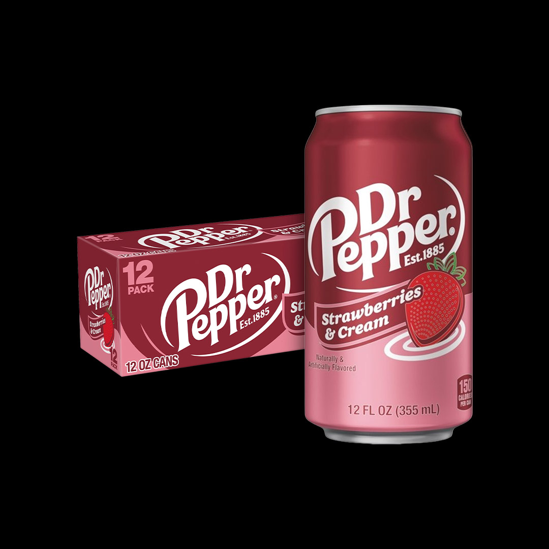 Dr. Pepper Strawberries 2x12*355ml USA  - 1.19CHF/Stk