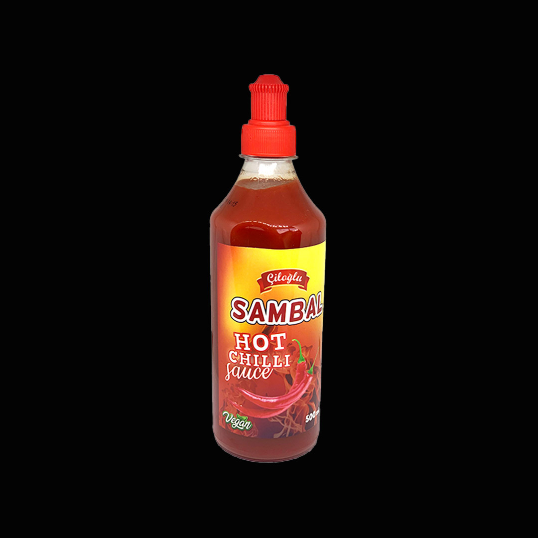 Ciloglu Sambal Hot Chili Sauce 6x500mL  -  CHF 3.49/Stk