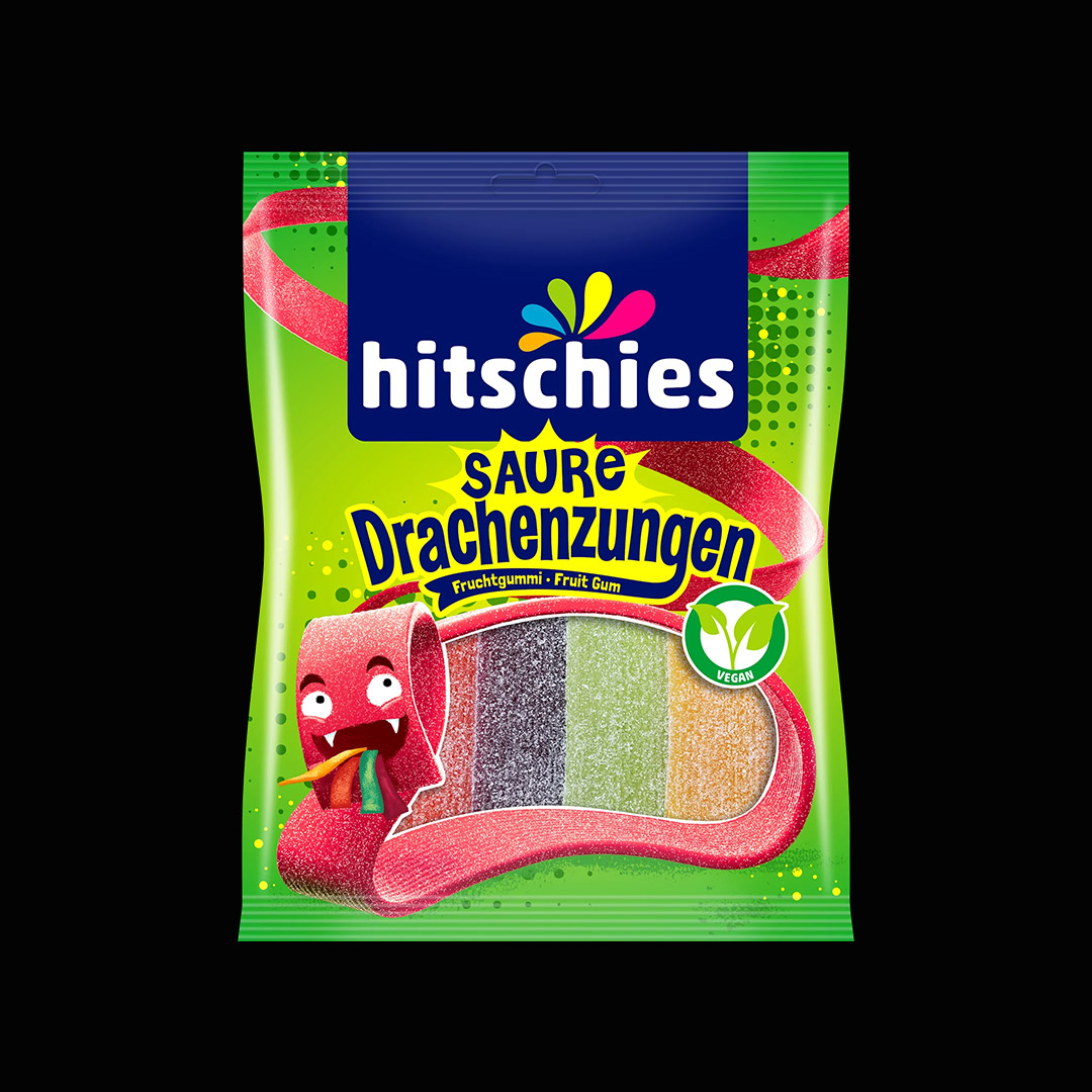 Hitschies Mix Dragon Tounges Sour 20x125gr - CHF 1.75/Stk