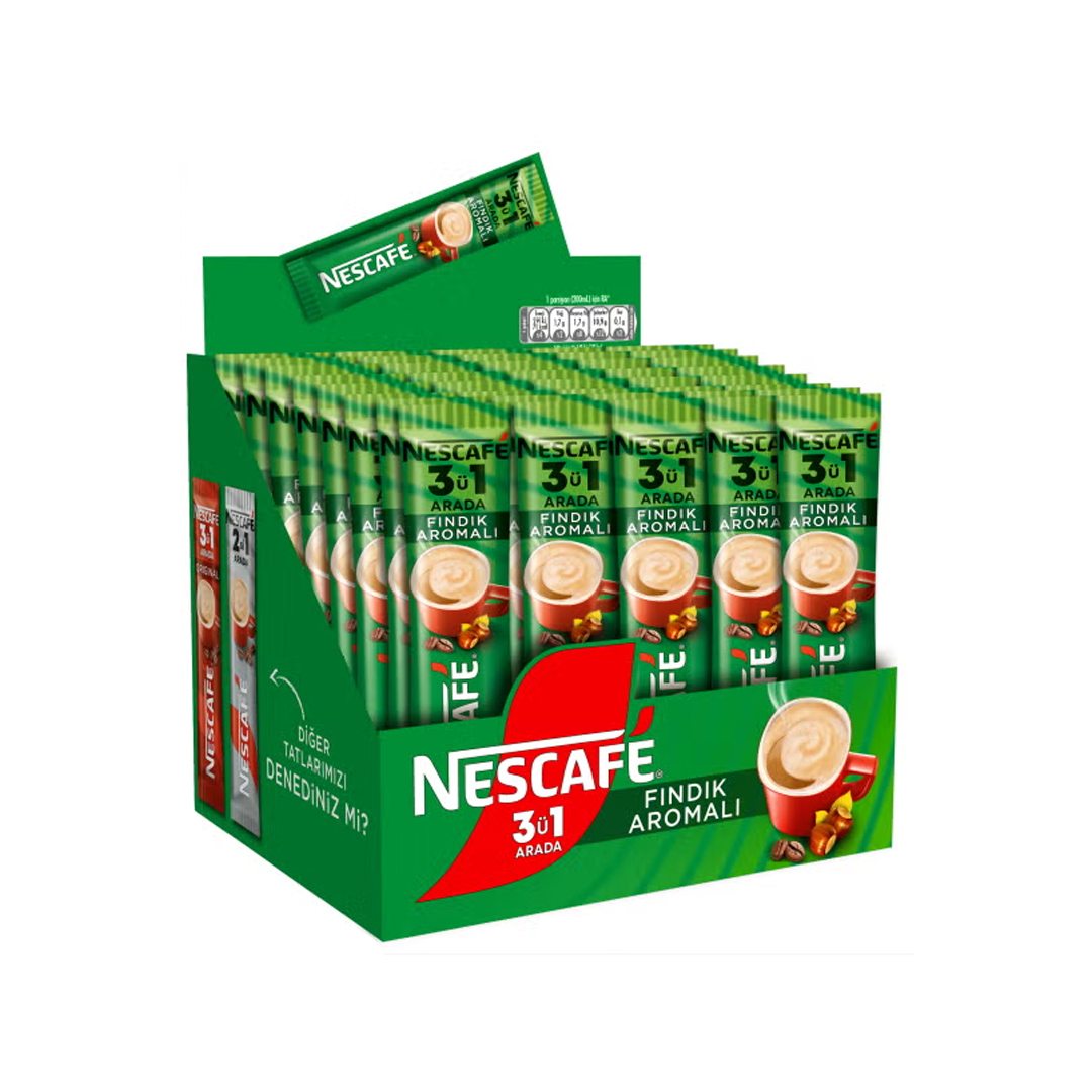 Nescafe 3ü1 arada Findikli 48x17g