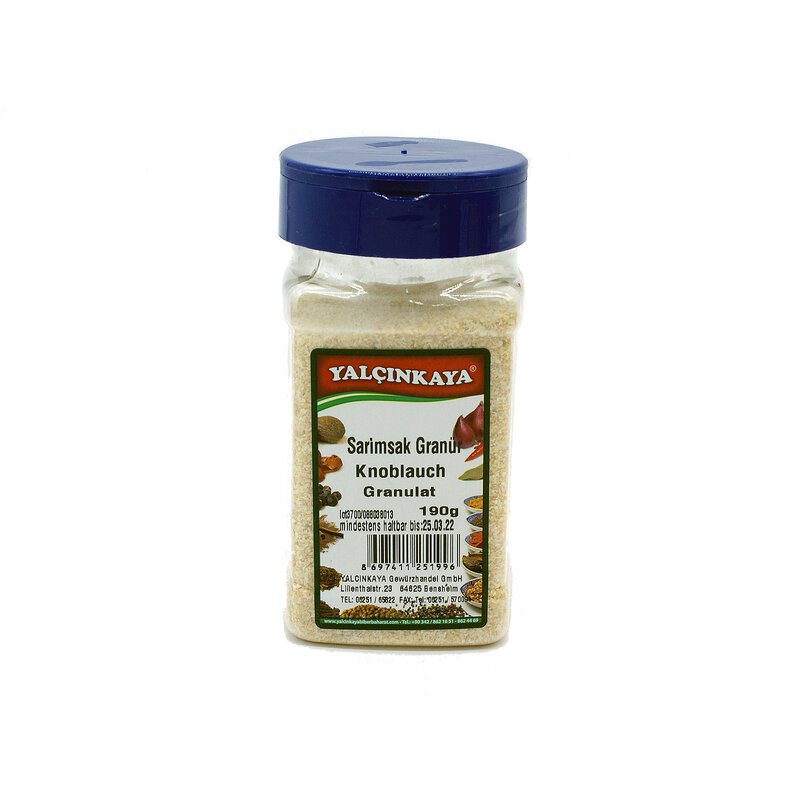 Knoblauch Granulat -Sarimsak Granür 12x190g (K.Pet)
