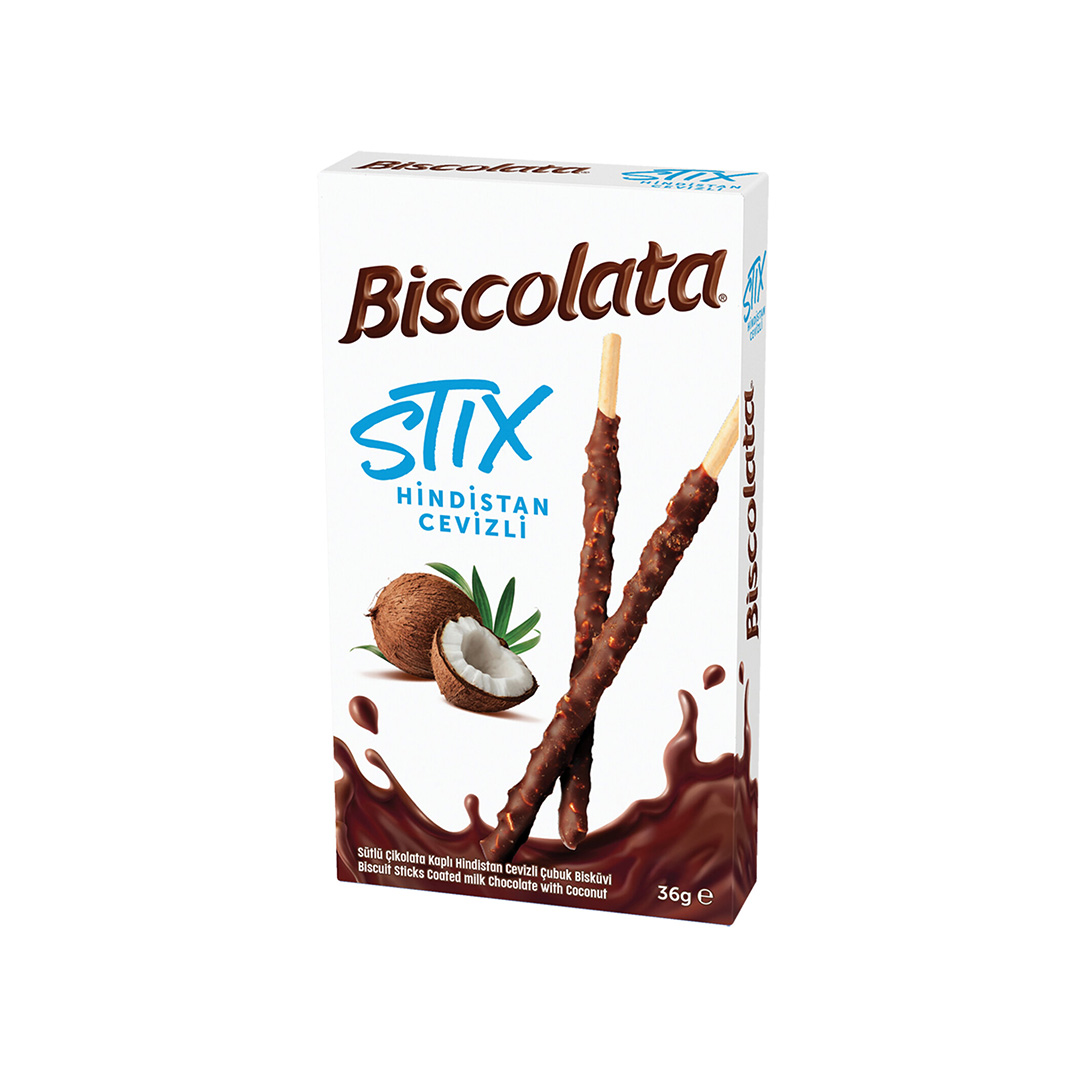 Biscolata Stix Hindistan Cevizli 32x36g - CHF STK/ 1,10