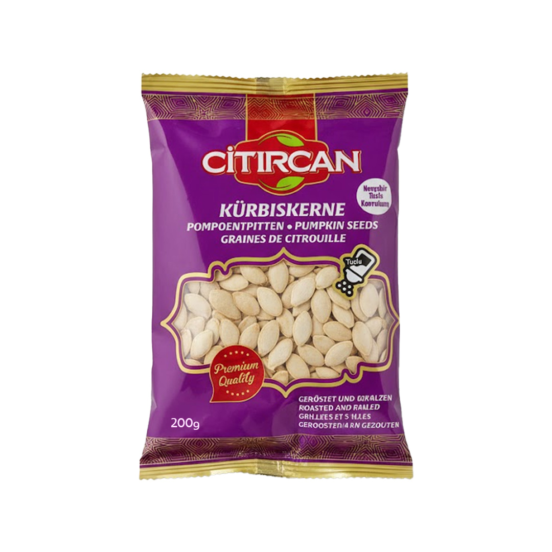 Citircan Kürbiskerne Nevsehir Tuzlu Kavrulmus 12x200g - CHF STK/ 2,39