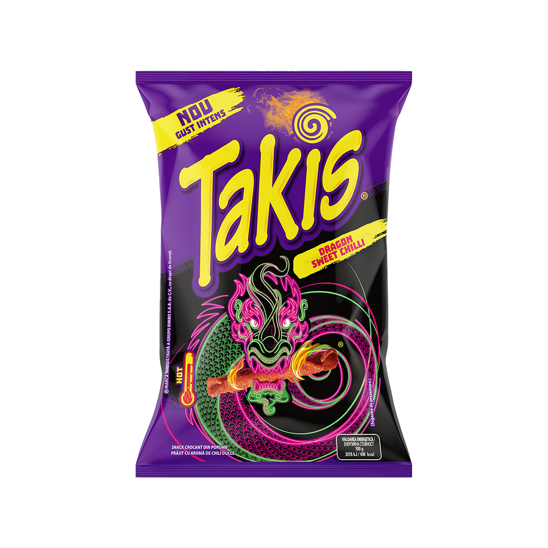 Takis Sweet Chili Dragon 18x100g -SPANIEN - CHF STK/ 2,69