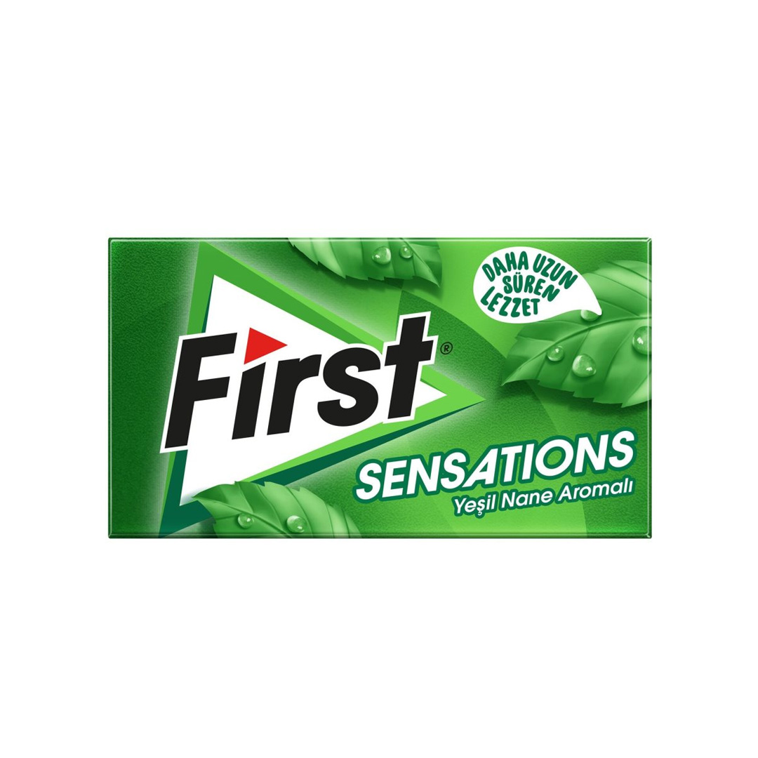 First Sensations Yeþil Nane Aromali Sakiz 27 G - CHF STK/ 1,59