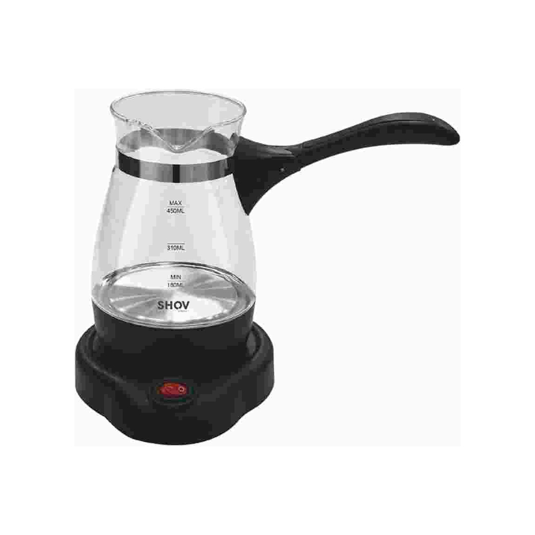 Shov  Elektrischer  Kaffeekocher aus GLAS 450ml