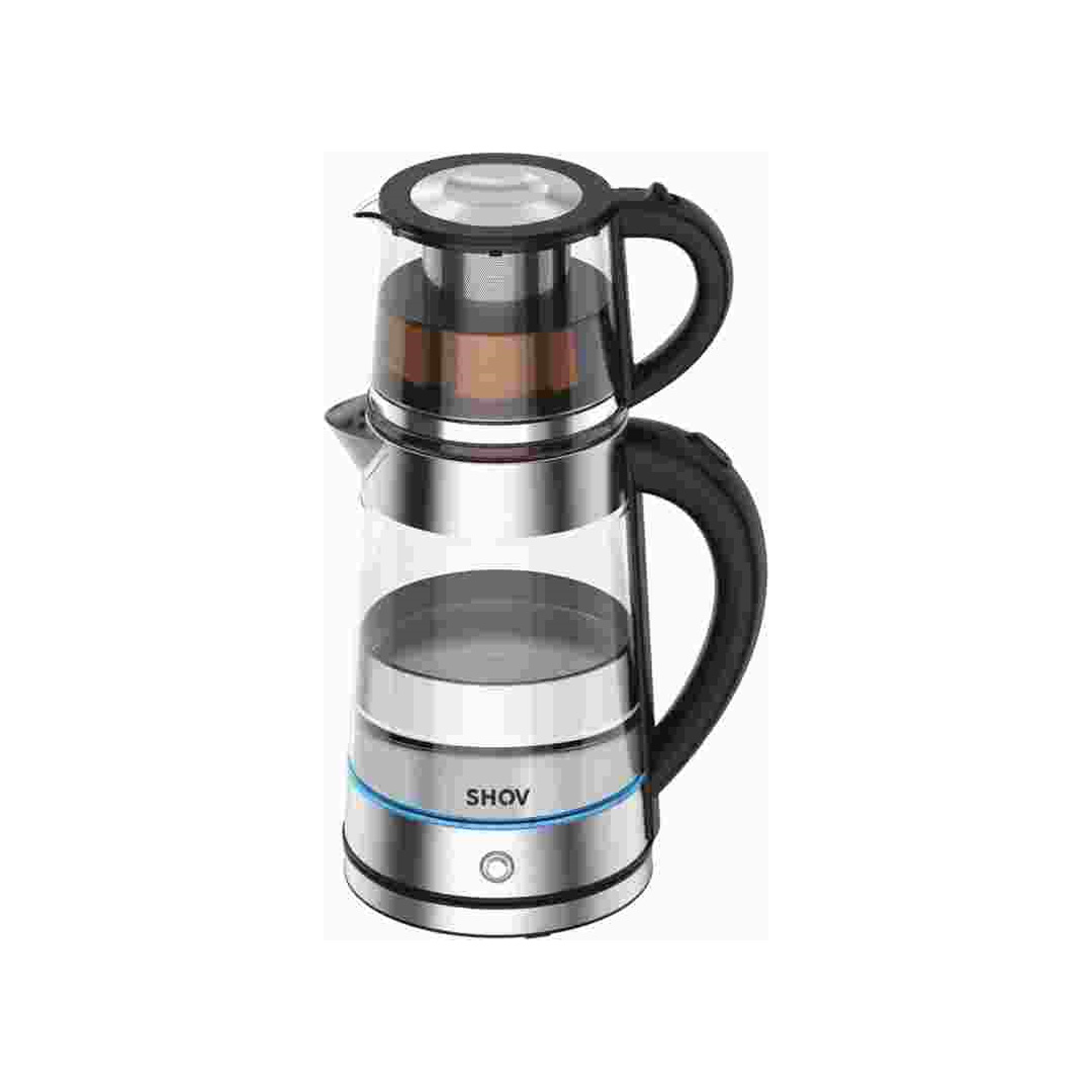 Shov Elektrischer Glas Wasserkocher 2-in-1 – - CHF STK/ 35,95